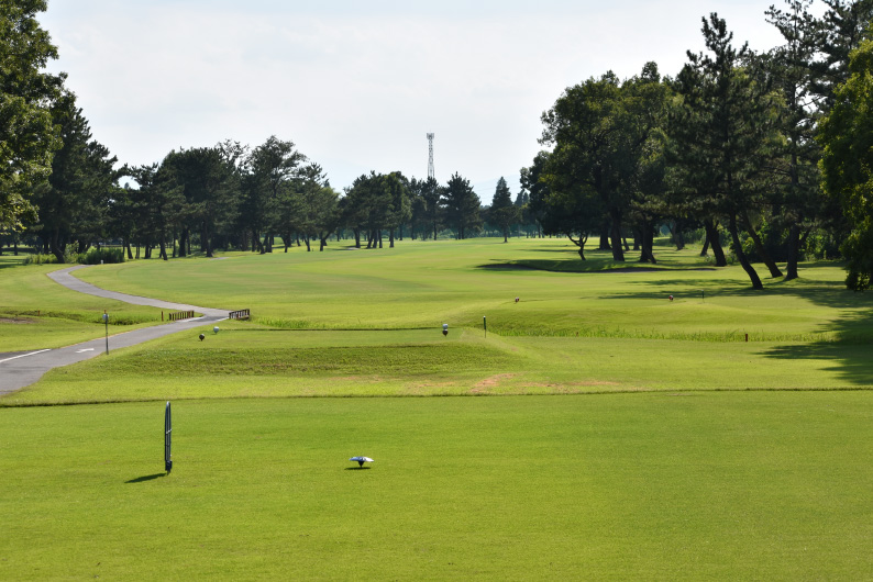 ひばりコース Hole1 コース画像